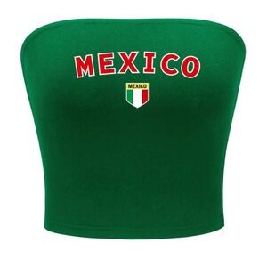 Green Mexico Tube Top